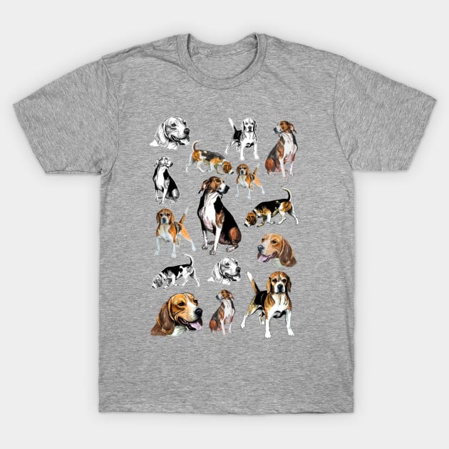 beagle T-Shirt by VicaVeresk